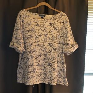 Karen Scott short sleeve patterned shirt